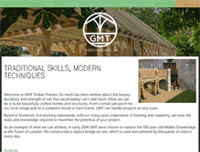 Tablet Screenshot of gmt-timberframes.co.uk